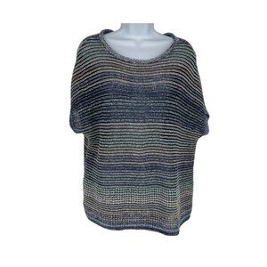 Pure Jill Women's Striped Dolman Sleeve Sweater XL Petite